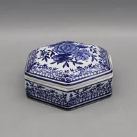 Ceramic Box, Hexagonal Storage, Home Decoration 1