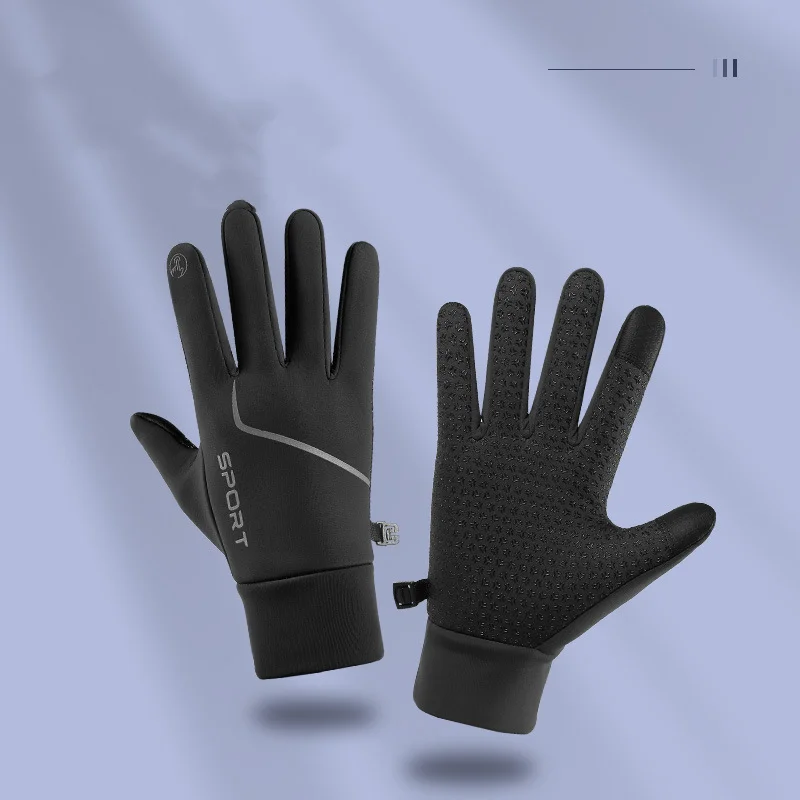 

New Fashion Grace Men's Gloves Winter Vintage Thicken Warm Windproof Touch Screen Riding Driving Ski Full Finger Glove Mittens