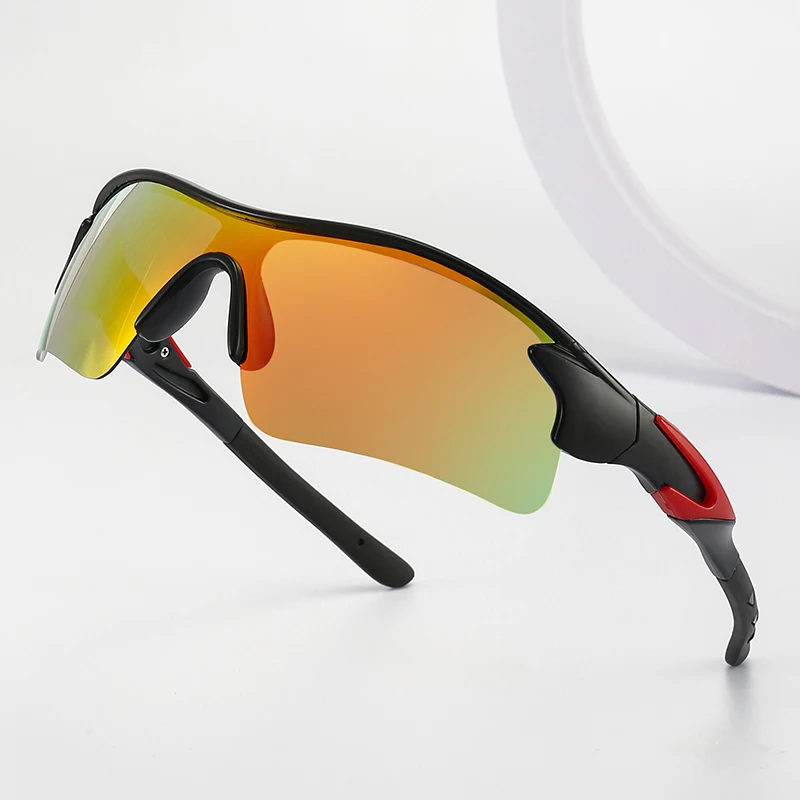 1/2/3PCS New Color Cycling Glasses With Integrated Sunglasses Men's Outdoor Sports Polarized Car Sunglasses VA05