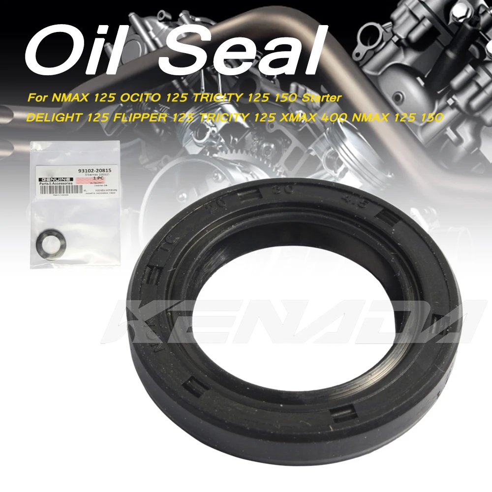 Per Nmax 125 Ocito 125 Tricity 125 150 Paraolio Frizione Avviamento Per Delight 125 Flipper 125 Tricity 125 Paraolio Trasmissione