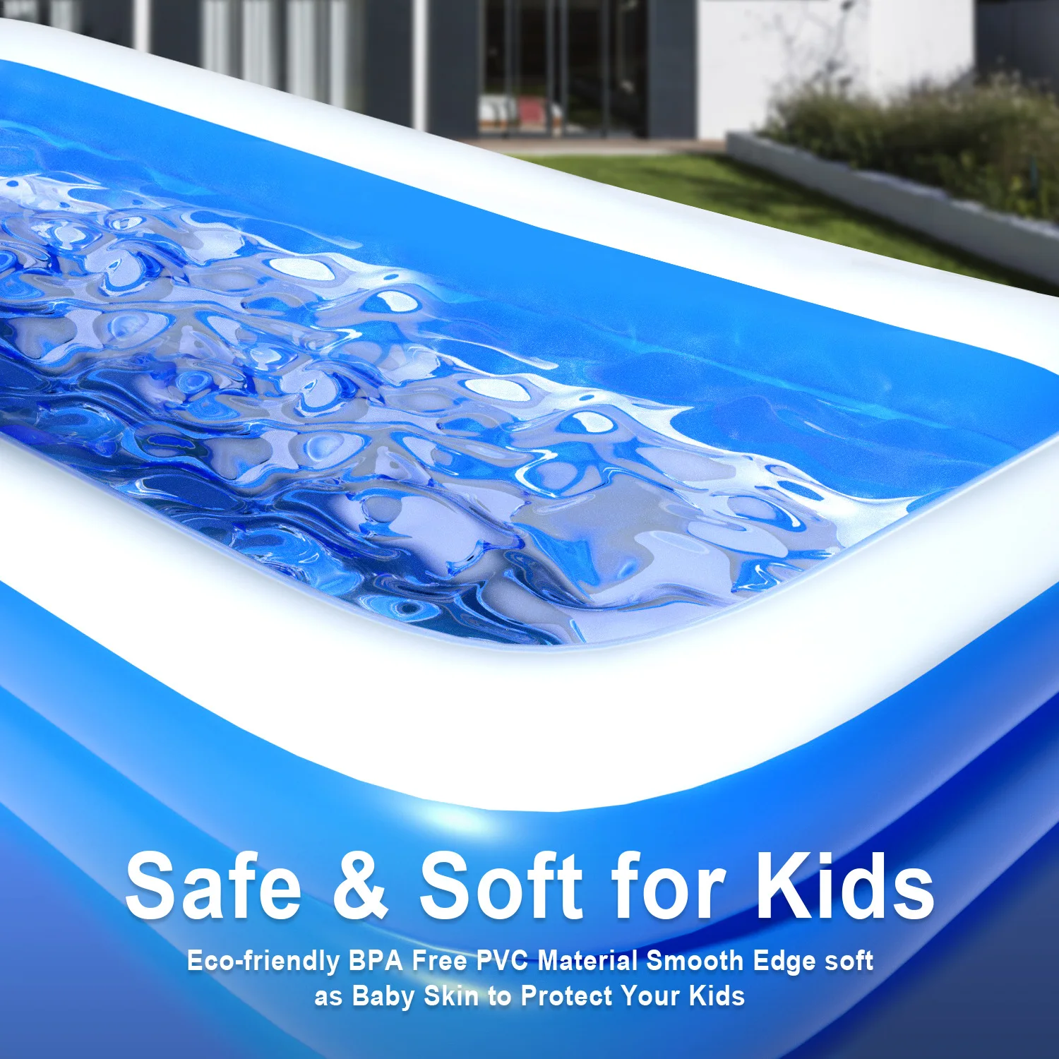 Inflatable Swimming Pool 1.2M 1.5M PVC Large Family Party Pools Outdoor Thickened Summer Baby Play Pool Toys
