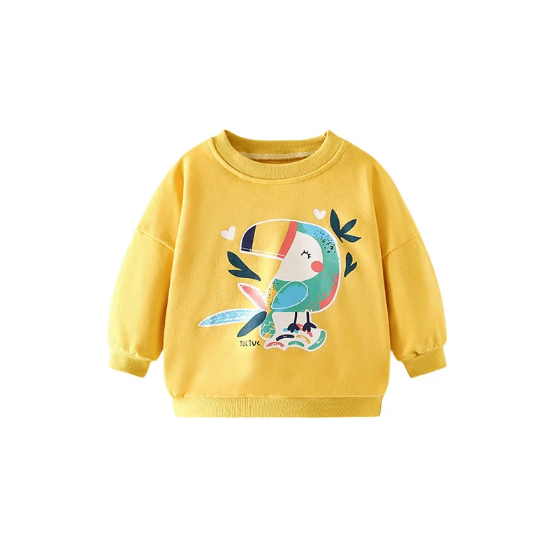 Sudaderas con capucha de manga larga con estampado de mariposas para niñas, ropa de bebé encantadora, otoño y primavera, 2-7T