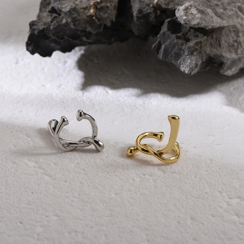 Metal Ear Clip Geometric Earrings For Women Gifts