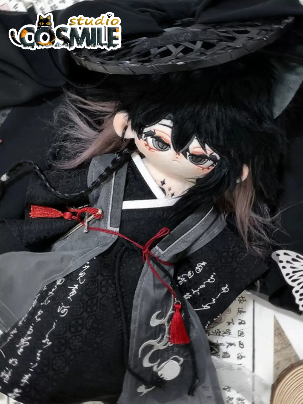 日本人形 武士の衣装 30cm