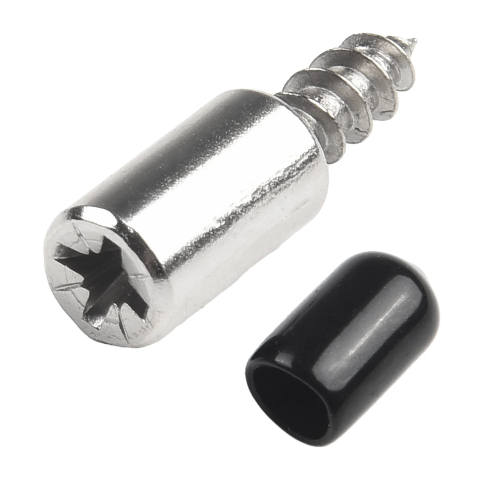 

20pcs Self-Tapping Screws Cabinet Bracket Laminate Support Glass Studs Pegs Dust-proof Hardware Household Tool Cabinets Glass