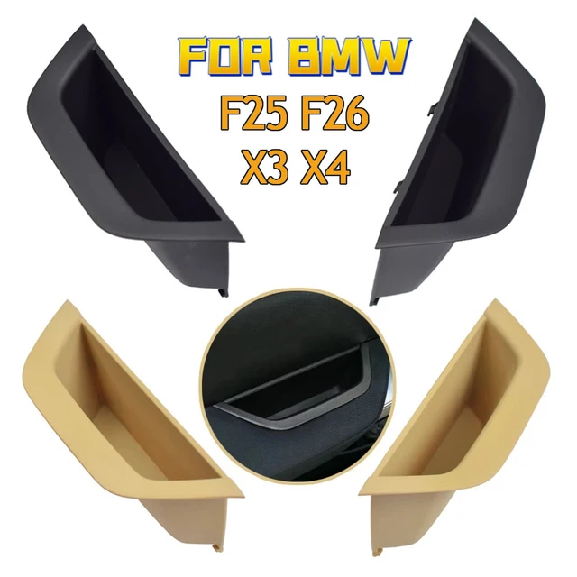 Auto Innen Tür Pull Griff Pull Trim Für-Bmw F25 F26 X3 X4 2011-2017, vorne  & Hinten Rechts Seite Schwarz