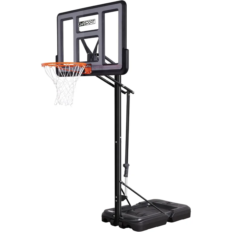 Adjustable Portable Basketball Hoop with Impact Backboard