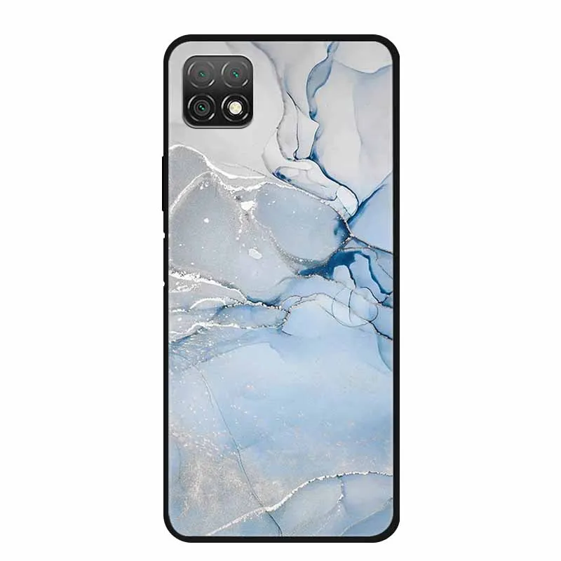 Marble Soft TPU Silicone Phone Case with Fashionable Cartoon Design