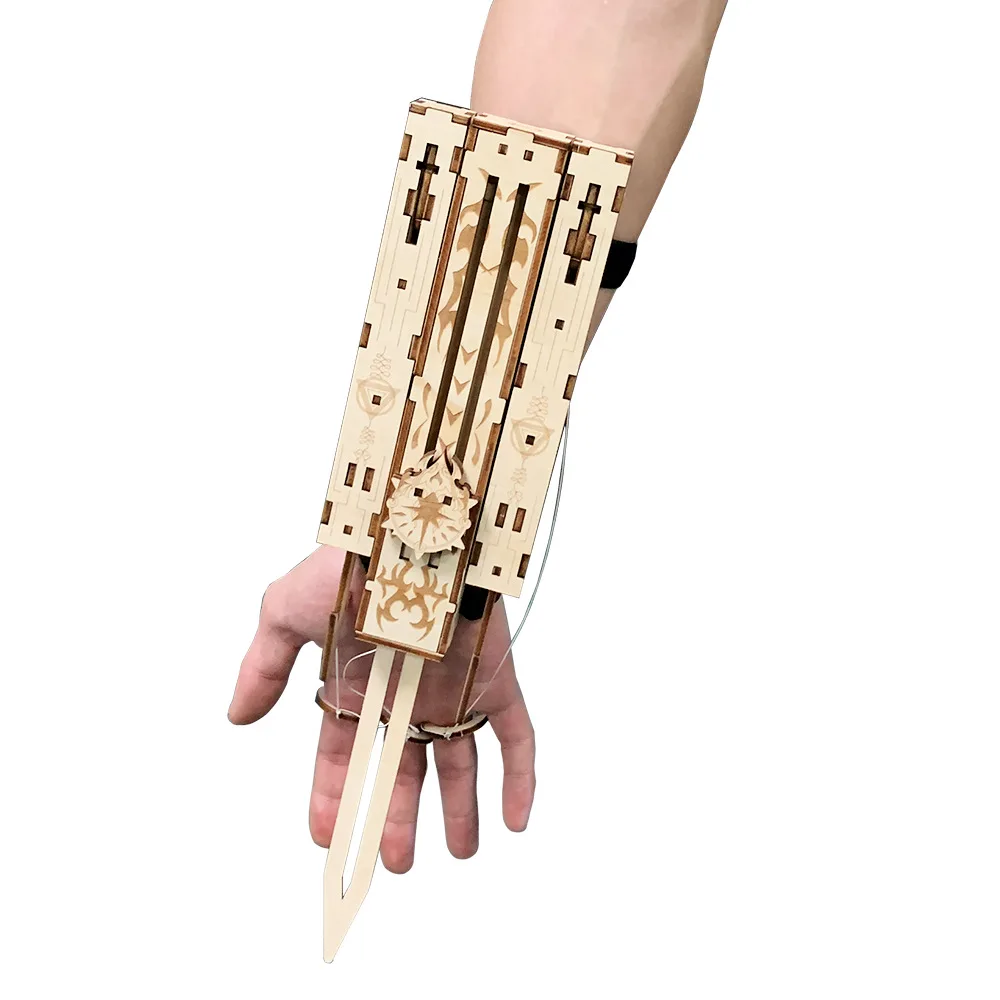 3D Wooden Butterfly Talons Knife Model Hand-assembled Adult and Children Educational Gifts Three-dimensional Crafts Ornaments. 6