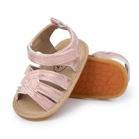 KIDSUN Baby Shoes Summer Outdoor Toddler Rubber Sole Leather Anti-slip Baby Sandals Infant Girl First Walkers Shoes Crib Shoes 2