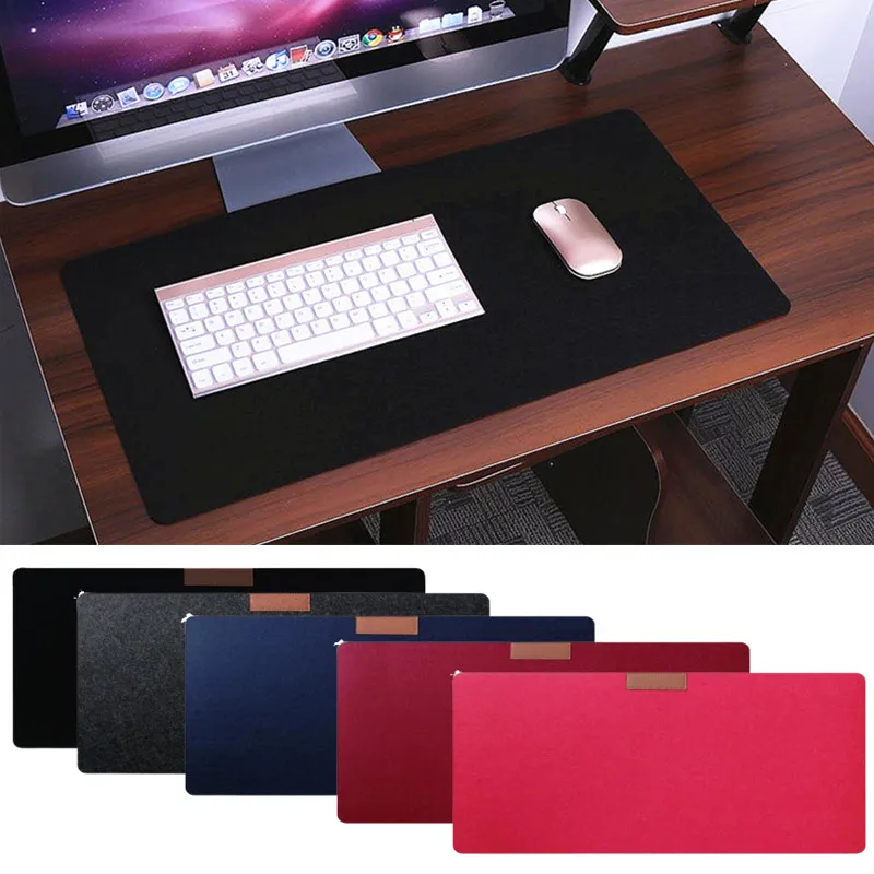 Grande Non Slip Gaming Mouse Pad, Office Computer Desk Mat, Teclado de