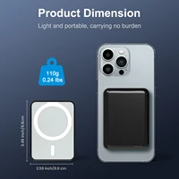 Magnetic Power Bank Portable 5000mAh Wireless Charger 20W With USB-C Cable For IPhone 16/15/14/13/12 Pro/Pro Max/Plus/Mini - Image 2