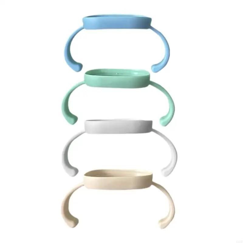 4XFE Comfortable Grip Bottle Adapter Holder Silicone Bottle Handle Grip