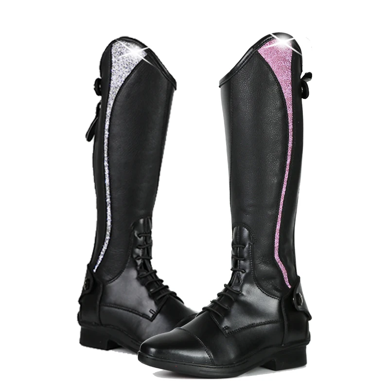 Children's Equestrian Long Boots 라이딩 부츠 라이딩 부츠 Children's Equestrian Boots Thread Anti-de-glue Professional Riding