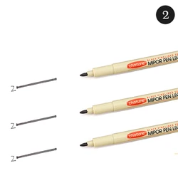 Pigment Liner Ink Marker Pen Set for Drawing and Sketching - 12-Piece Art Supplies Collection (3Pcs set 2)