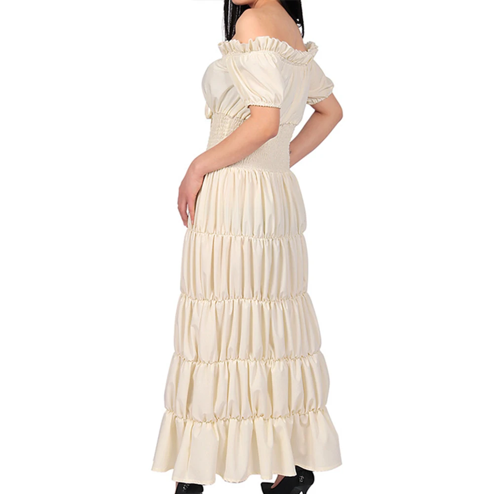 

Women's Chic-Pleated Dress Off Shoulder Fitted Ruched Party Dress Night Club Outfits Clubwear Puff Short Sleeve Dresses Vestidos
