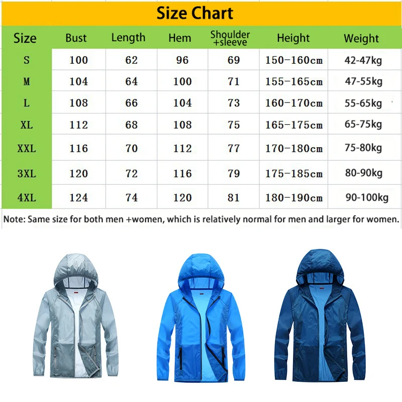 Sun Protection Clothing Men Women UV Protection Breathable