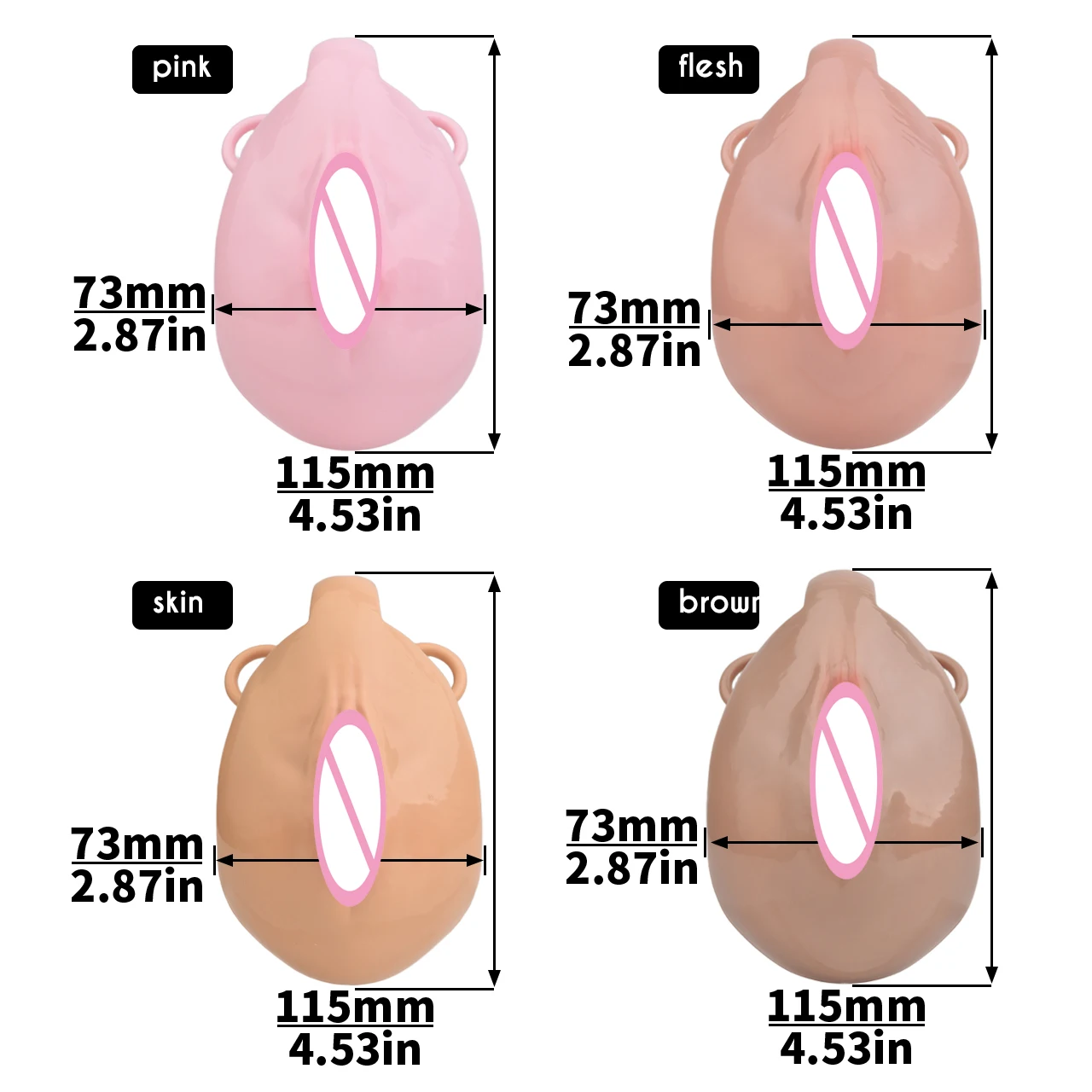 FRRK Full Cover Pussy Hole Plastic Chastity Cage with Strapon Elastic Belt in Gift Box Vagina Texture Cock Lock BDSM Sex Toys