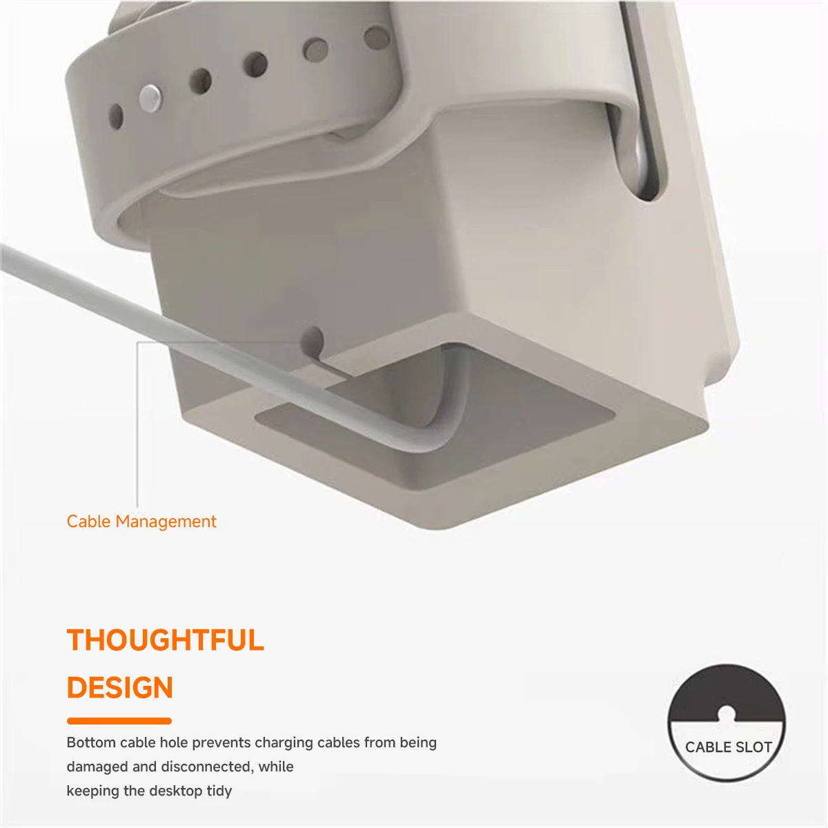 Silicone Charger Stand For Apple Watch 7 6 5 4 IWatch 3 2 1 Charging Dock Holder Retro Computer Pattern Keeper Bracket Base