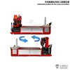 LESU RC Metal Cargo Box Bucket with Hydraulic Crane 7CH Valve for 1/14 Remote Control Vehicle Roll Off Dump Truck Tipper Dumper 5
