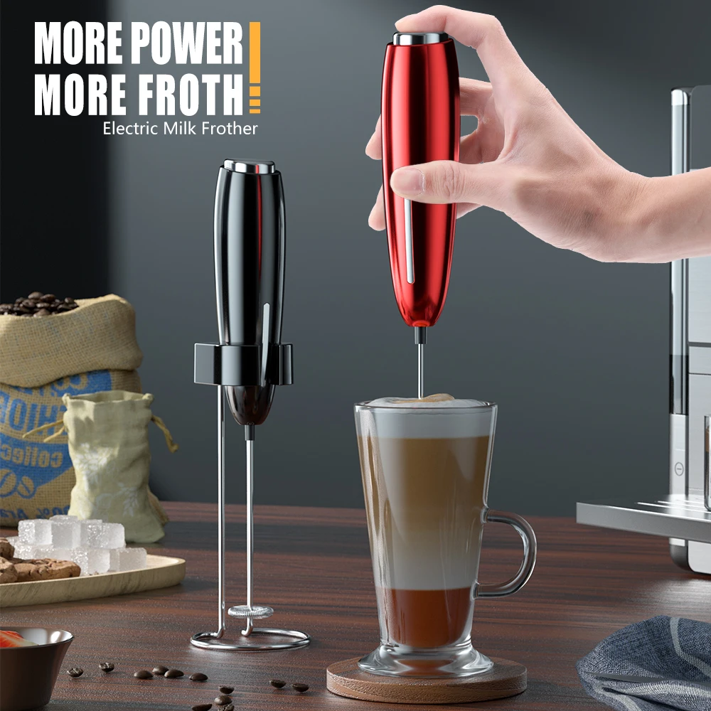 1pcs Milk Frother Hand Blender Wireless Mini Drink Mixer Foamer Household Kitchen Stirring Tools Electric Egg Beater