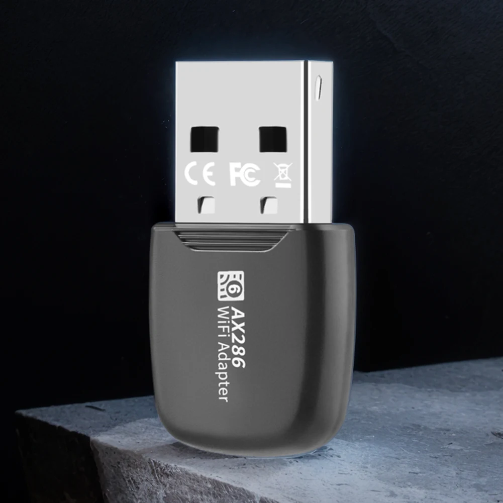 미니 USB 와이파이 카드 어댑터 드라이버 프리 무선 네트워크 리시버, PC 노트북 윈도우 7 10/11, 6 동글