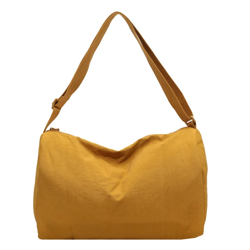 thumbnail image 1 of Nuevo bolso bandolera de tela de gran capacidad, bolso de compras de nailon impermeable para el hombro, 1 of 5