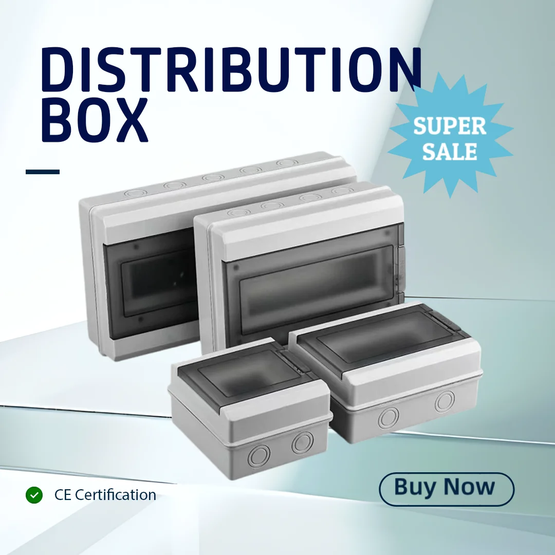 HT Series Junction Box 2/3/5/8/12/15/18/24WAY PC Plastic Outdoor ...