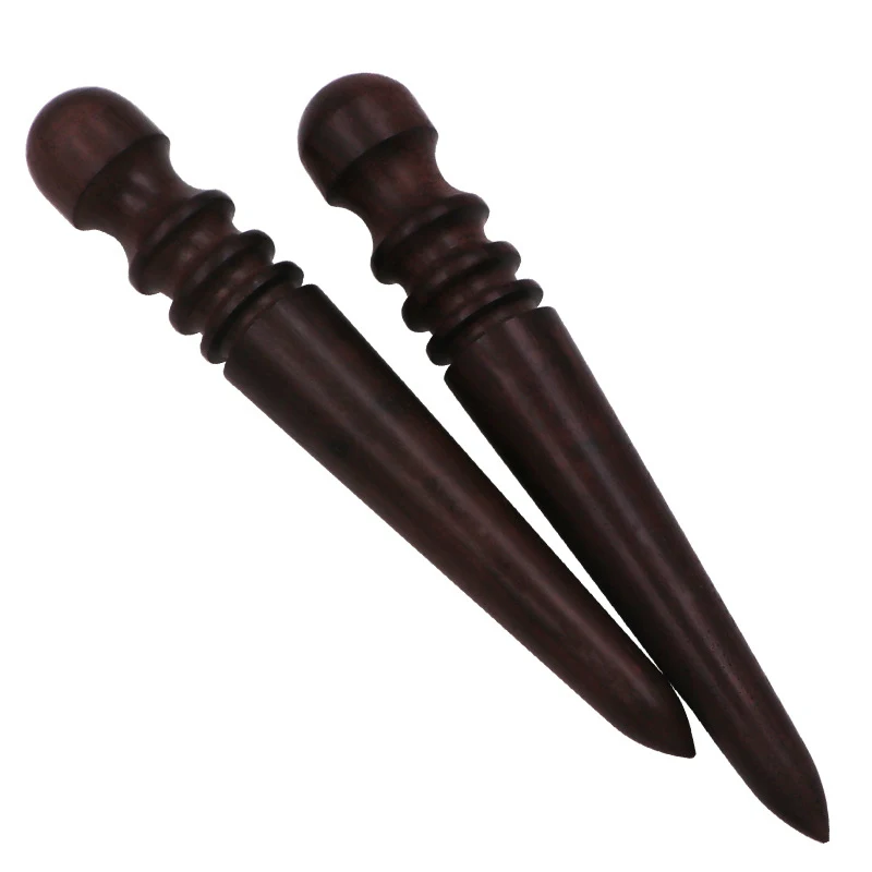 1pc Leather Solid Wood Round Burnishing Edge for Polished Edge Leather Craft Working Tool Craft Kit Slicking