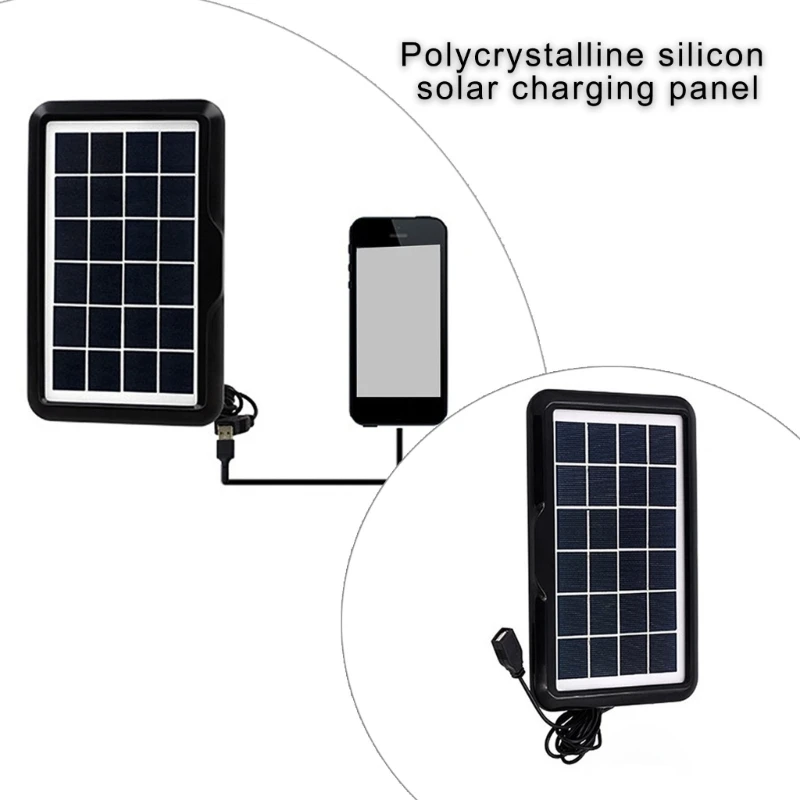 090D Small Monocrystalline Solar Panel Phone Charging Panel for Travel activity