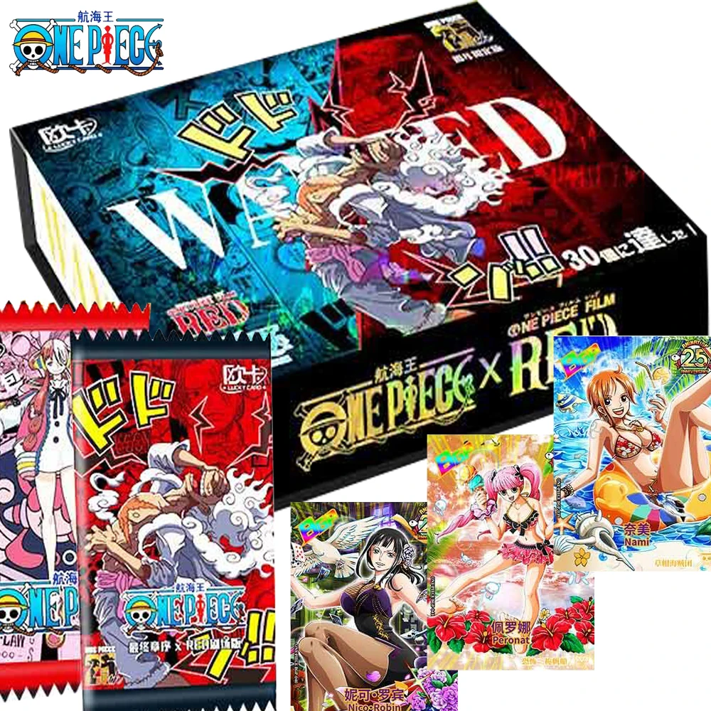 One Piece Rare Cards Collection Anime Figures Luffy Sanji Theater Version Character Portrait Card Booster Box Kid Birthday Gift