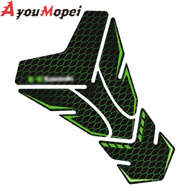 Motorcycle Fuel Tank Stickers Motorcycle 3D Printing Tank Pad Sticker Decal Gas Oil Cap Decoration for Kawasaki ZX25R ZX-25R ZX 25R