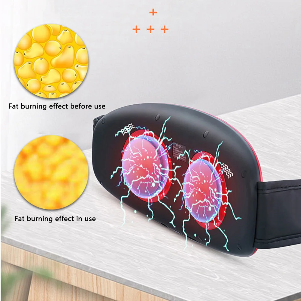 Electric Abdominal Slimming Belt Muscle Vibration Massager_voghion.com