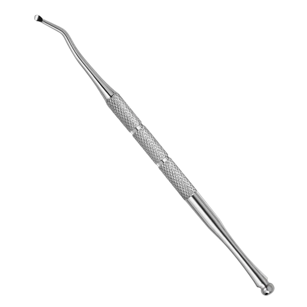 Manicure Nail Cleaning Stick Dual End Toenail Ingrown Correction Tool Nail Art Nail Care Tool Stainless Steel for Nail Cleaning