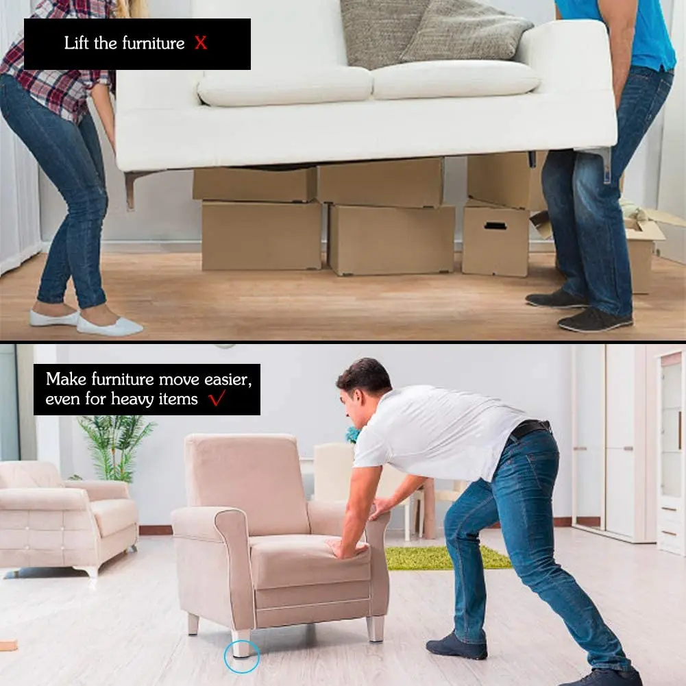 Self-Adhesive Furniture Glides - Floor Protector Pads