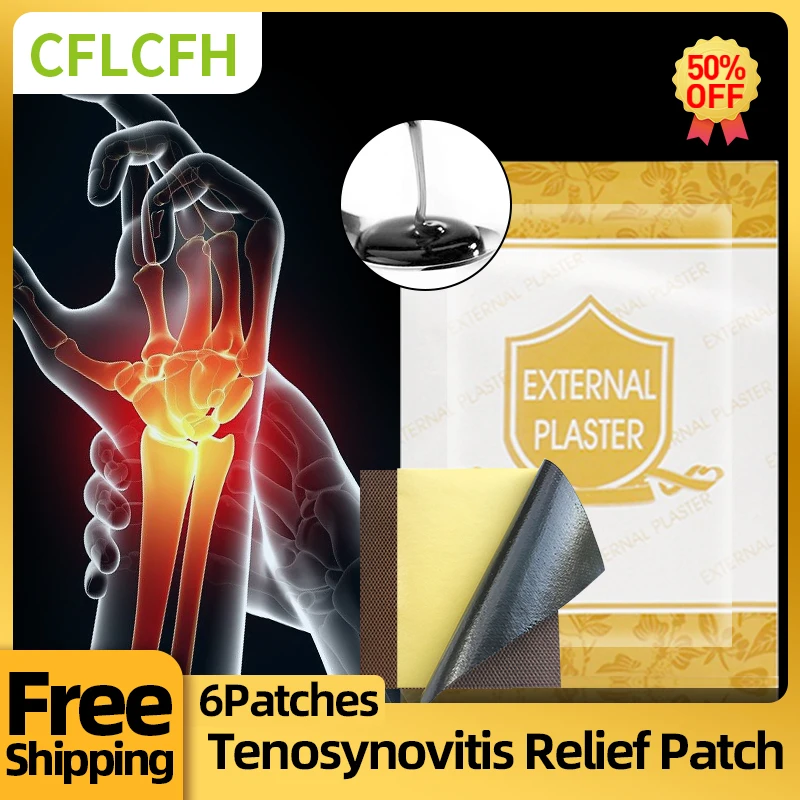 

Tendon Sheath Relief Patch 6pcs Thumb Finger Hand Wrist Tendonitis Joint Pain Tenosynovitis Treatment Plaster Chinese Medicine