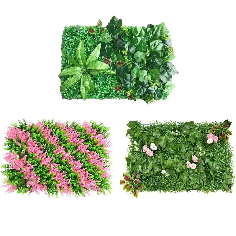

Balcony Privacy Screen Artificial Plant Wall Decoration Boxwood Hedge Wall Panel Home Decor Artificial Ivy Fence Privacy Screen