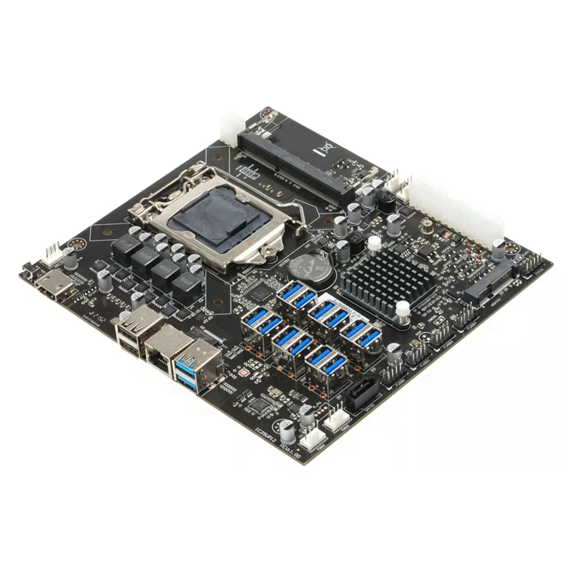 motherboard pc B250 ETH Mining Motherboard 12 USB3.0 LGA1151 Support DDR3L SODIMM RAM MSATA Support 6/7/8/9 Generation CPU Motherboard latest computer motherboard