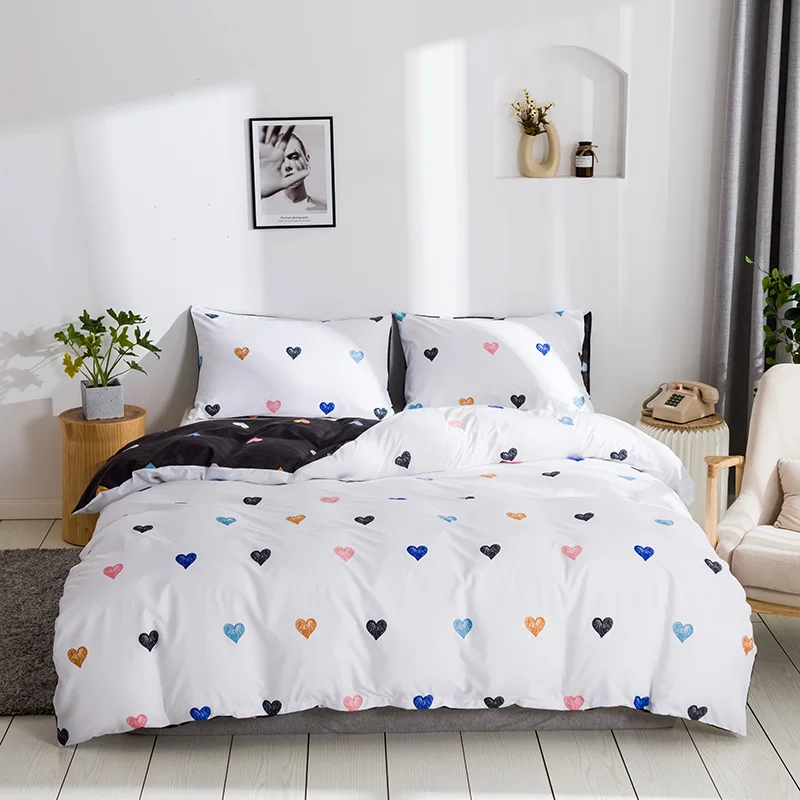 

Duvet Cover Bed Linen 2 People 240x220 Double Duvet Twin Queen King Size Bedding Set Nordic Bed cover 150 135 With Pillows Case