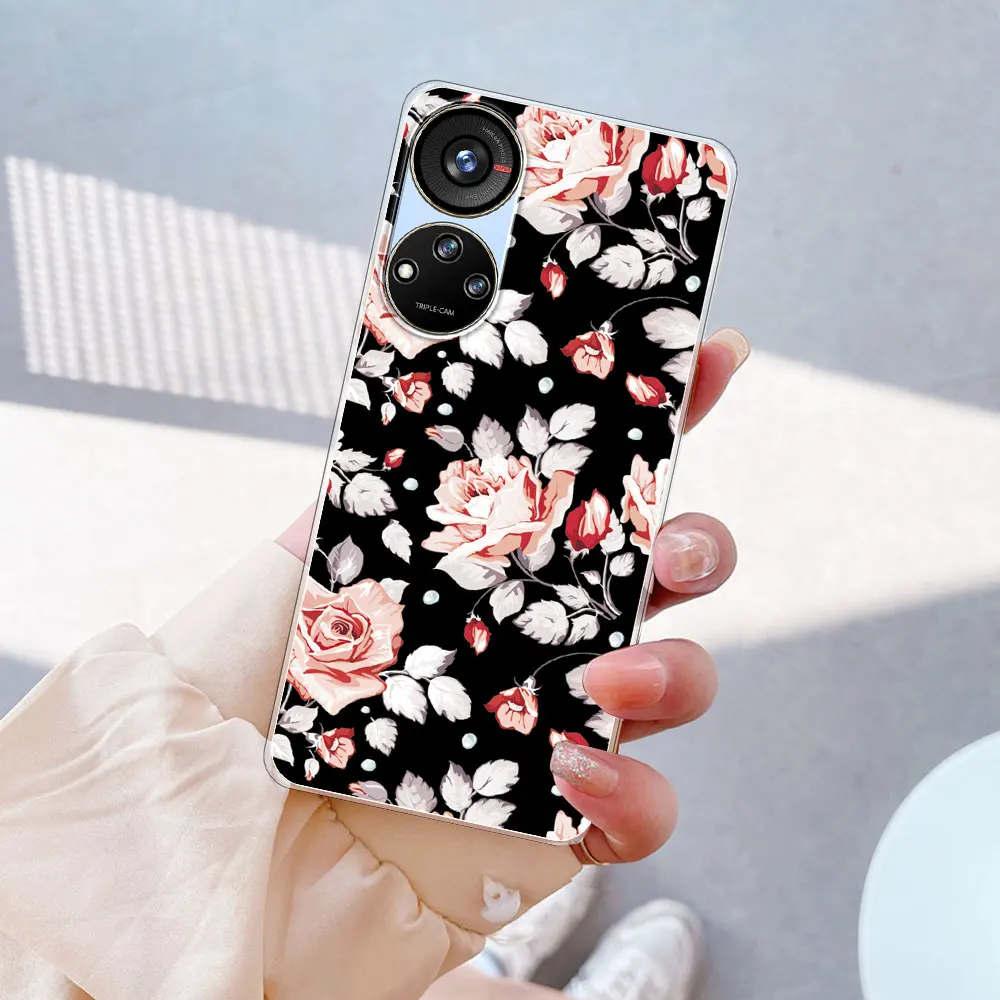 Clear Soft Silicone Shockproof Phone Case - Protective Coque Cover