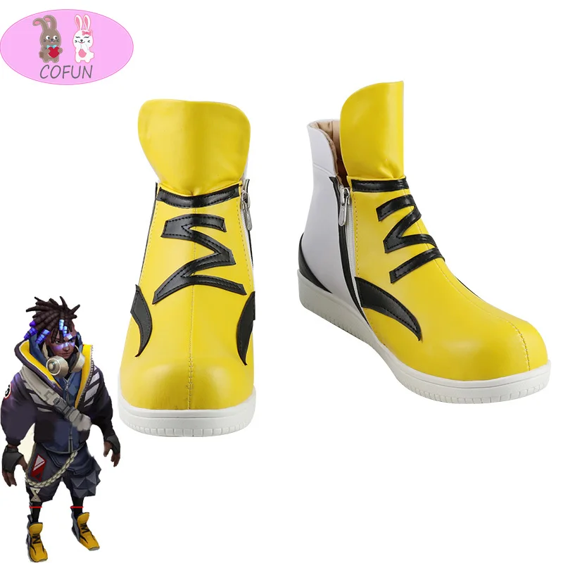 game-lol-true-damage-ekko-cosplay-shoes-halloween-carnival-boots-cosplay-prop-custom-made