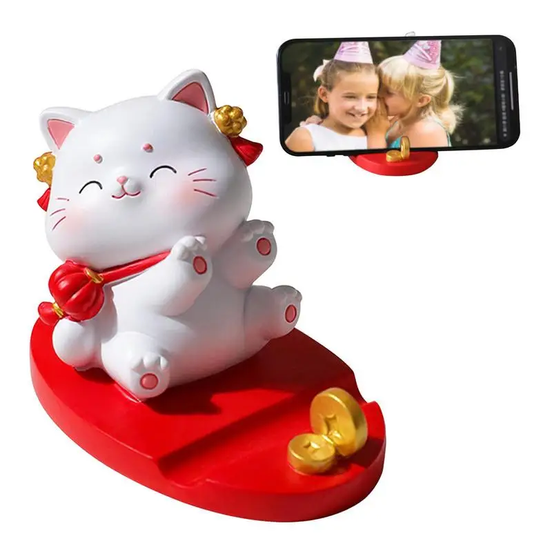 Supporto Universale Per Cellulare Supporto Per Telefono Lucky Cat Supporto Per Cellulare Supporto Per Telefono Cellulare Home Office Decorazione Da Ta
