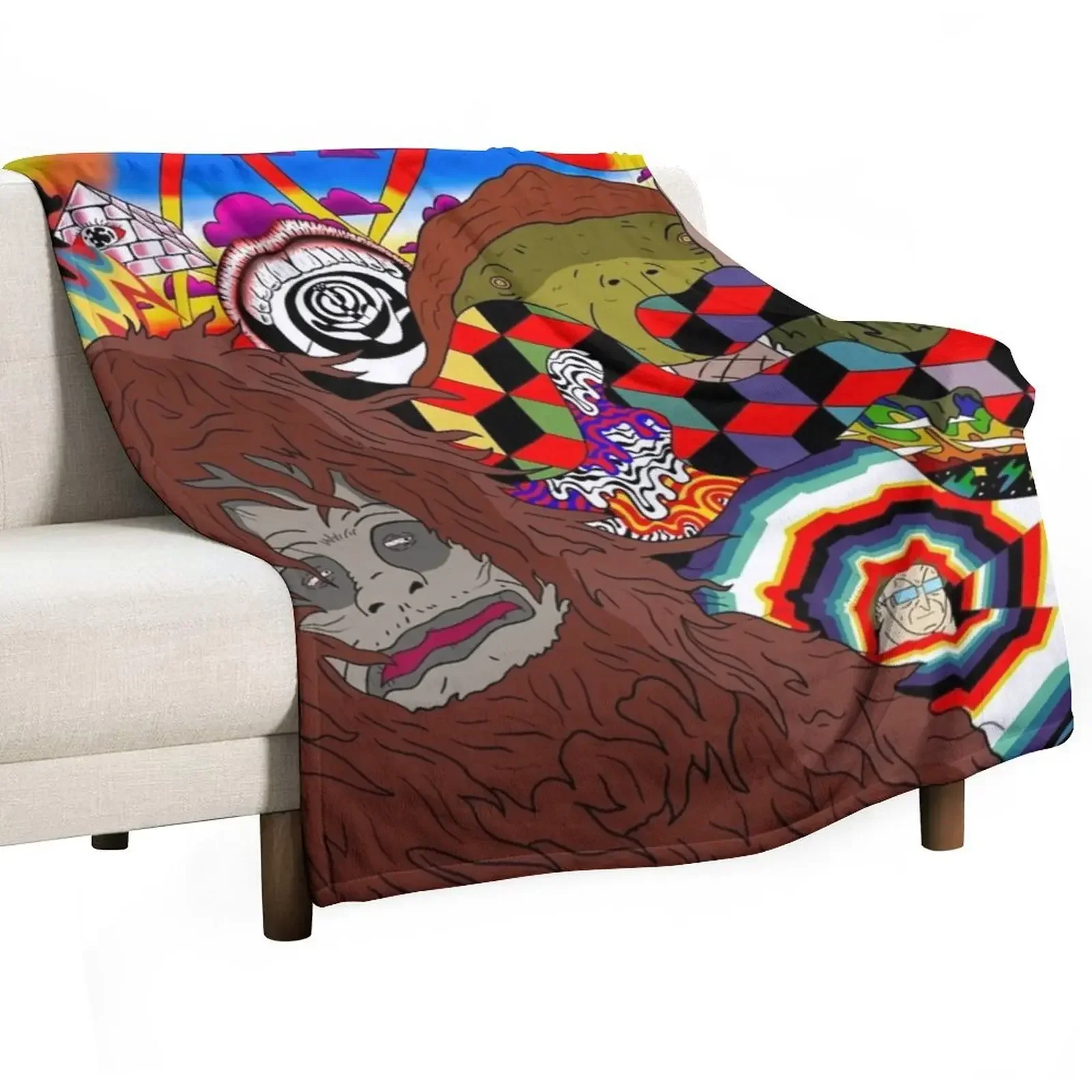 

The big lez show wall art Throw Blanket Decorative Sofas Hairy Blankets