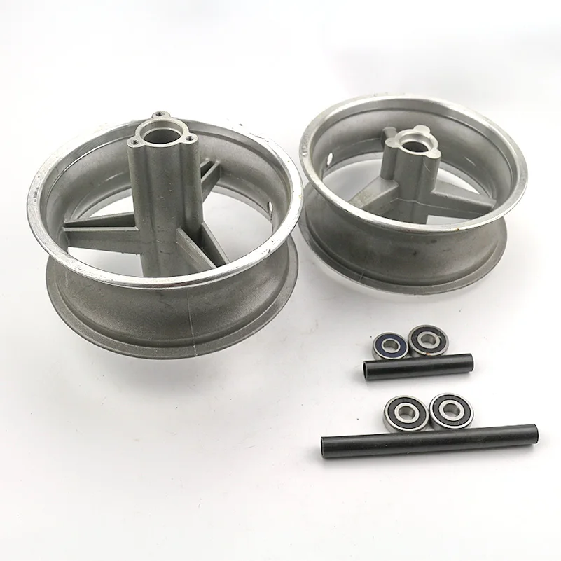 90/65-6.5 front or 110/50-6.5 rear Aluminum Wheel hub,Sprocket,Brake disc Axle bearing fits 49cc Mini Dirt Bike e Scooter Moto