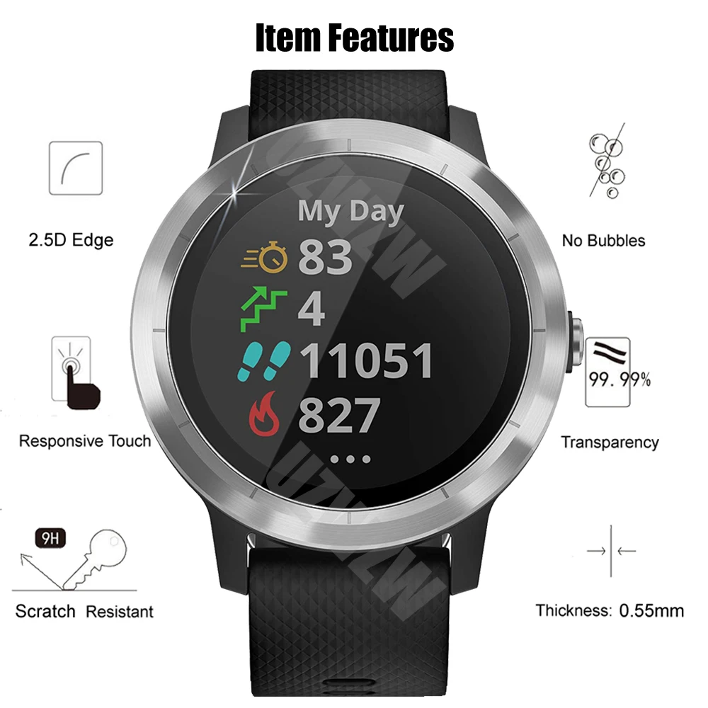 (3 + 2) Garmin Vivoactive 3 Ʈ ġ (3pcs) ȭ  ȭ ȣ  (2pcs)  Ʈ ÷  Ŀ