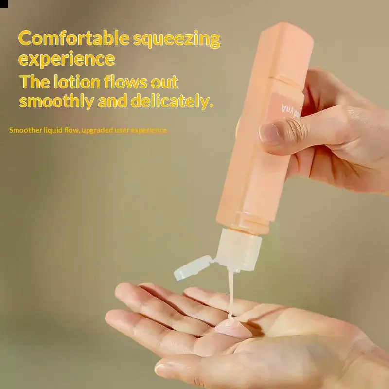 Compact 4-in-1 Travel Cosmetic Bottle Set – Leak-Proof Portable Toiletries Dispenser, 60ml Capacity