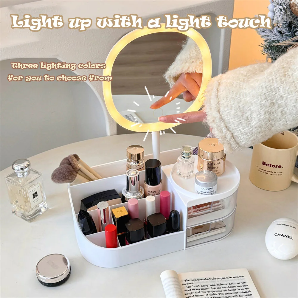 

Multi-functional Cosmetic Storage Box, Desktop Dressing Table, Skincare Product Shelf