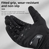 WEST BIKING Winter Cycling Gloves Full Finger Leather Tactical Gloves Touch Screen Sports Protection Motorcycle Bike Gloves 5
