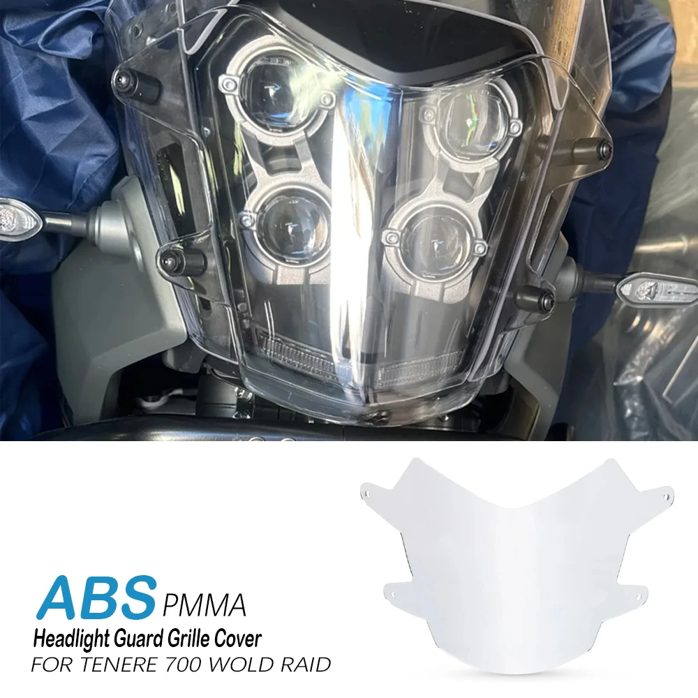 Compatible polycarbonate headlamp cover Yamaha XTZ 690 Ténéré 700 World Raid 2022 2023