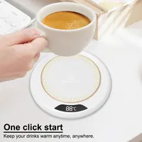 Nouveau chauffe-tasse USB tasse à café dessous de verre chauffant 3 réglages de température plaque chauffante thermostatique lait thé eau coussin chauffant tasse chauffage 4